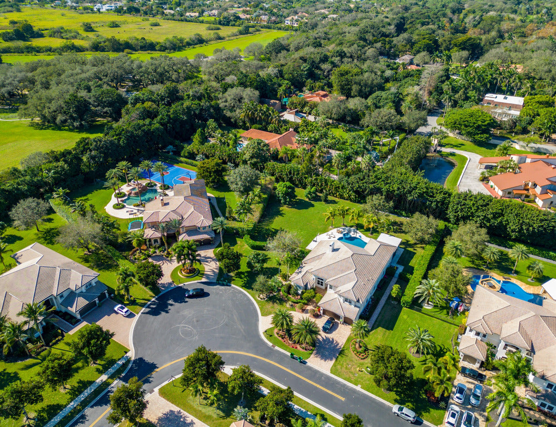 Noah Jigsaw Puzzle Davie, FL, USA: Aerial view of Long Lake Ranches West 1000 pieces