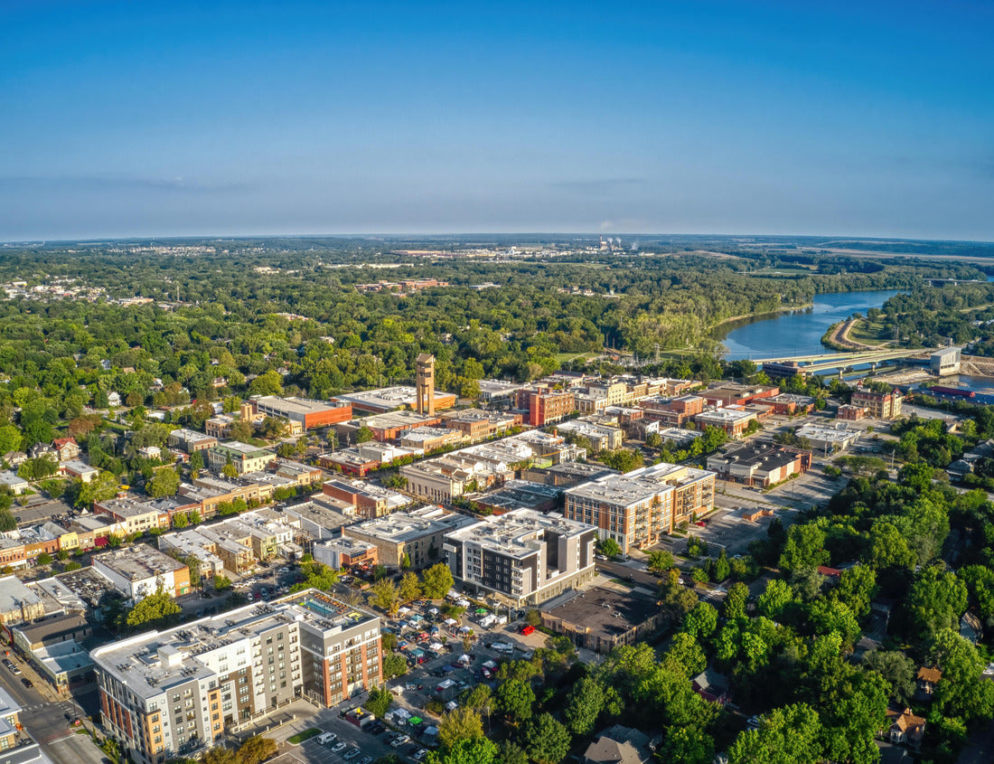 Noah Jigsaw Puzzle Aerial View of Lawrence, Kansas and its State University 1000 pieces