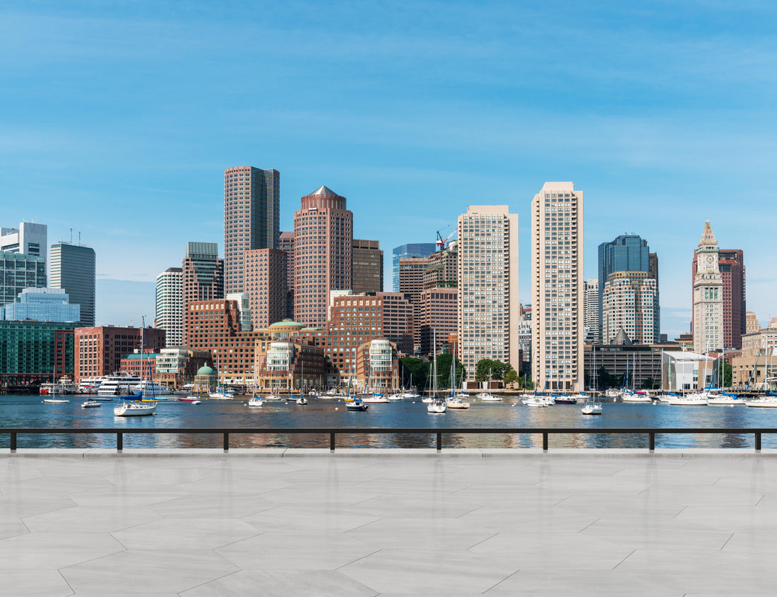 Noah Jigsaw Puzzle Skyscrapers Cityscape Downtown, Boston Skyline Buildings 1000 pieces