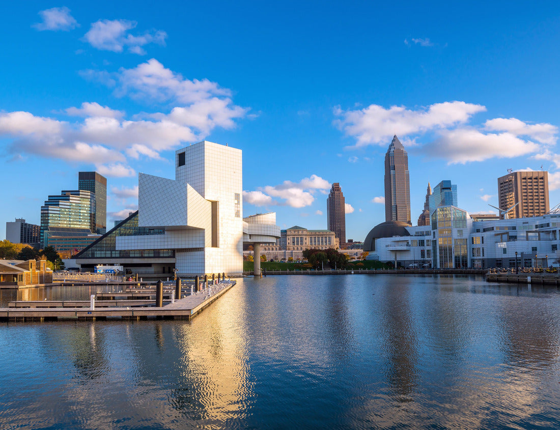 Noah Jigsaw Puzzle Downtown Cleveland skyline from the lakefront in Ohio USA 1000 pieces