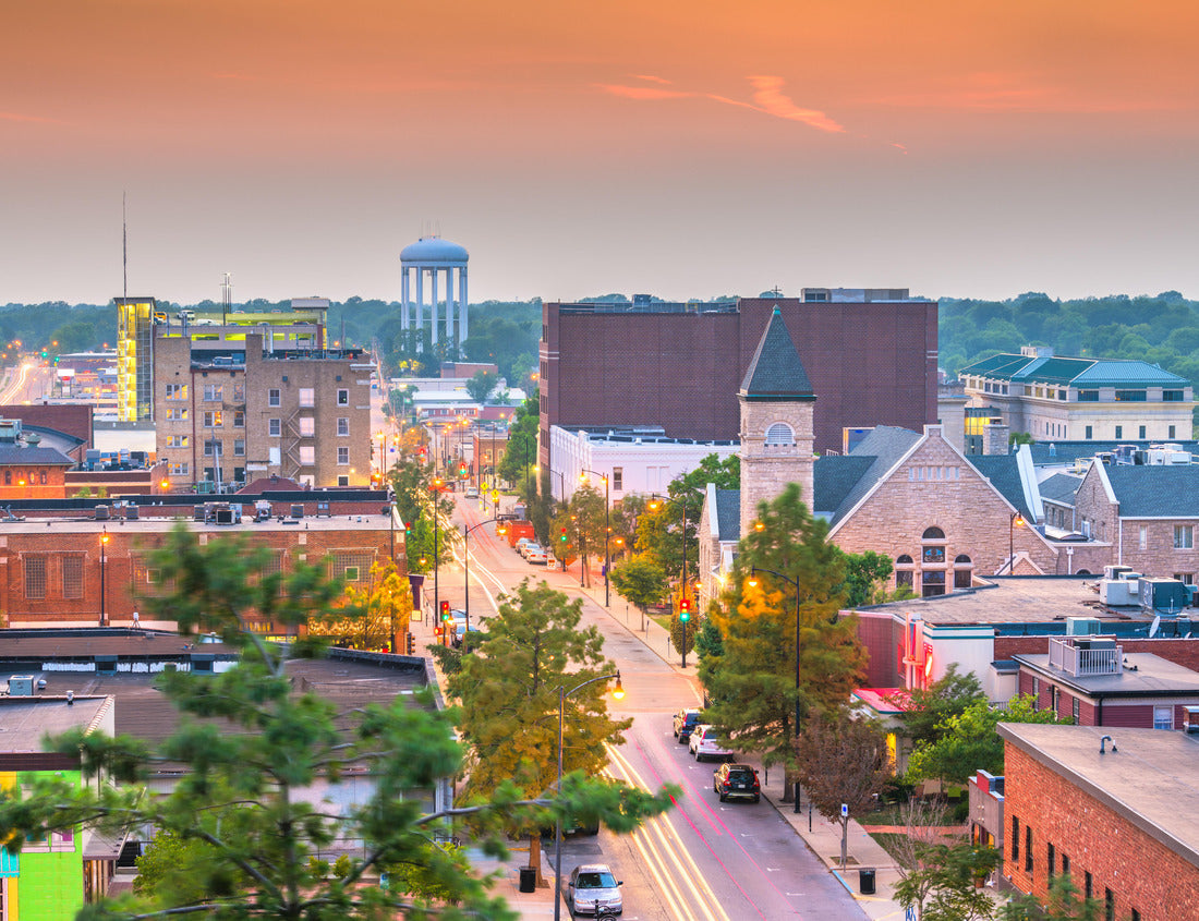 Noah Jigsaw Puzzle Columbia, Missouri, USA downtown city skyline at twilight 1000 pieces