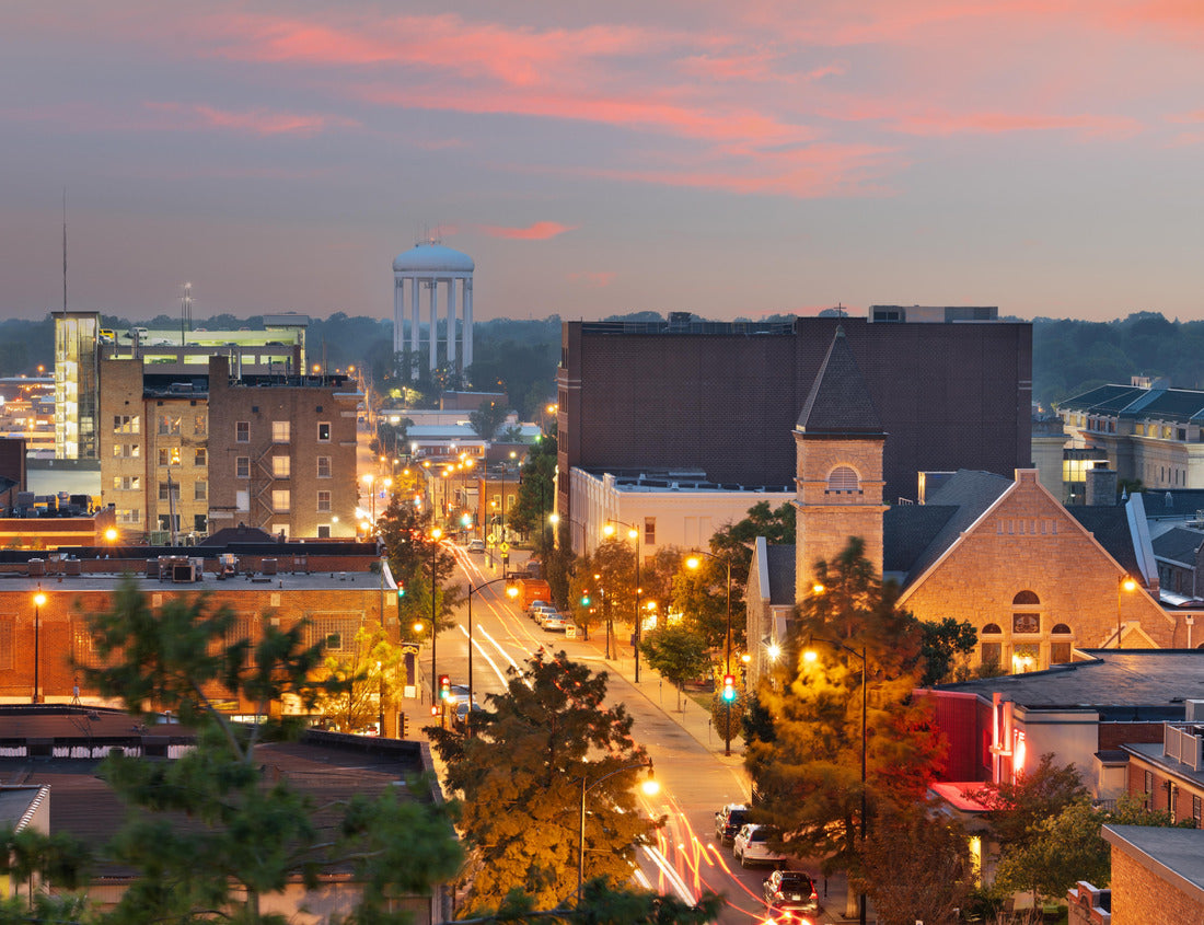 Noah Jigsaw Puzzle Columbia, Missouri, USA downtown city skyline at twilight 1000 pieces