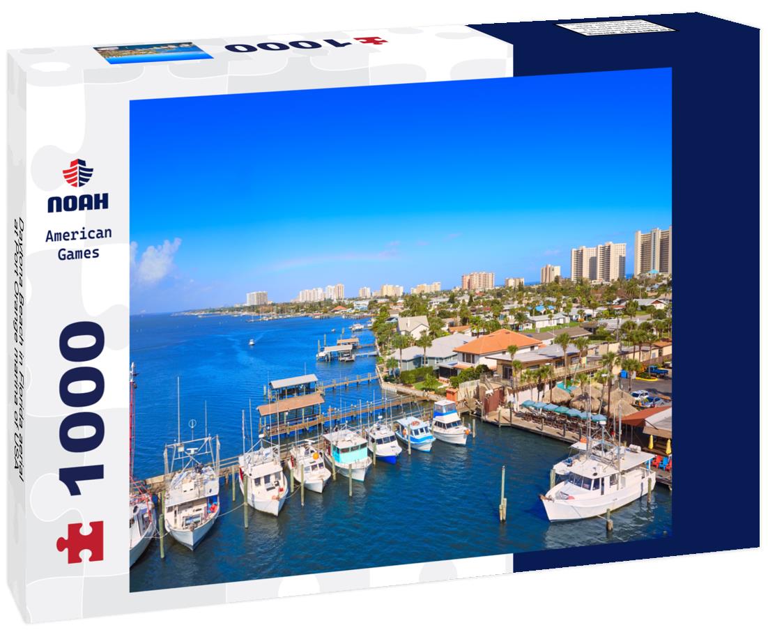 Noah Jigsaw Puzzle Daytona Beach in Florida aerial at Port Orange marina of USA 1000 pieces