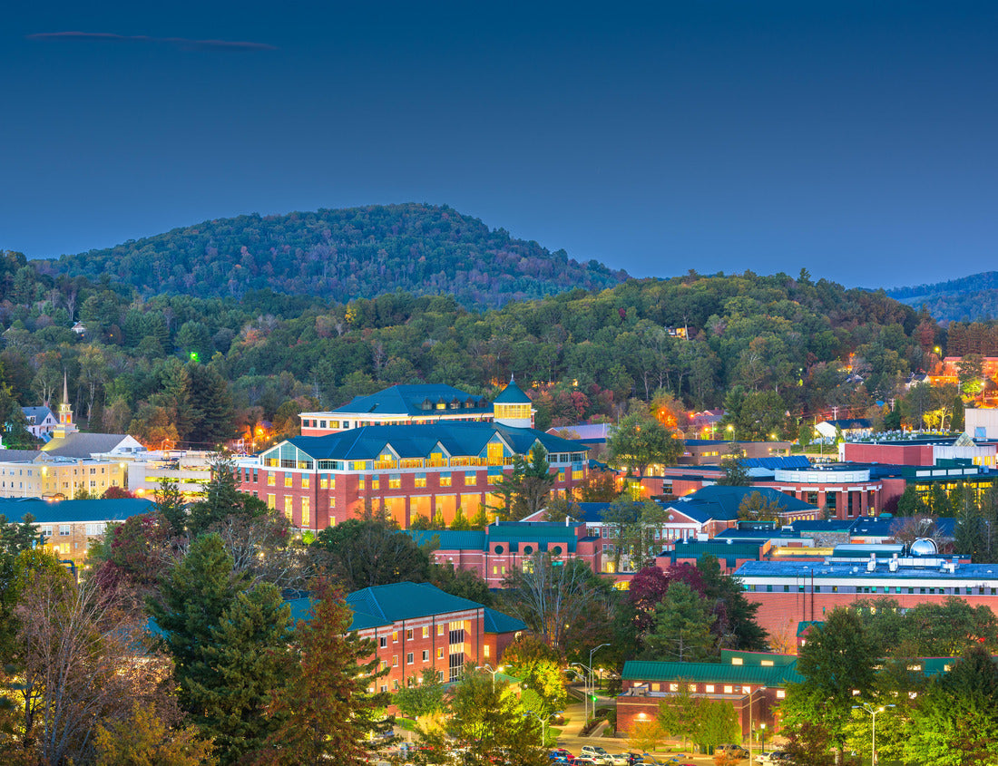 Noah Jigsaw Puzzle Boone, North Carolina, USA campus and town skyline at twilight 1000 pieces