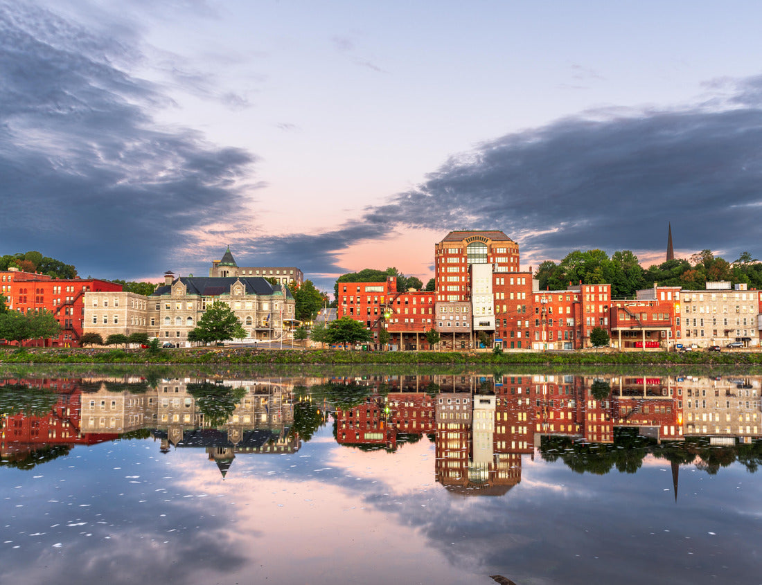 Noah Jigsaw Puzzle Augusta, Maine, USA downtown skyline on the Kennebec River at dawn 1000 pieces