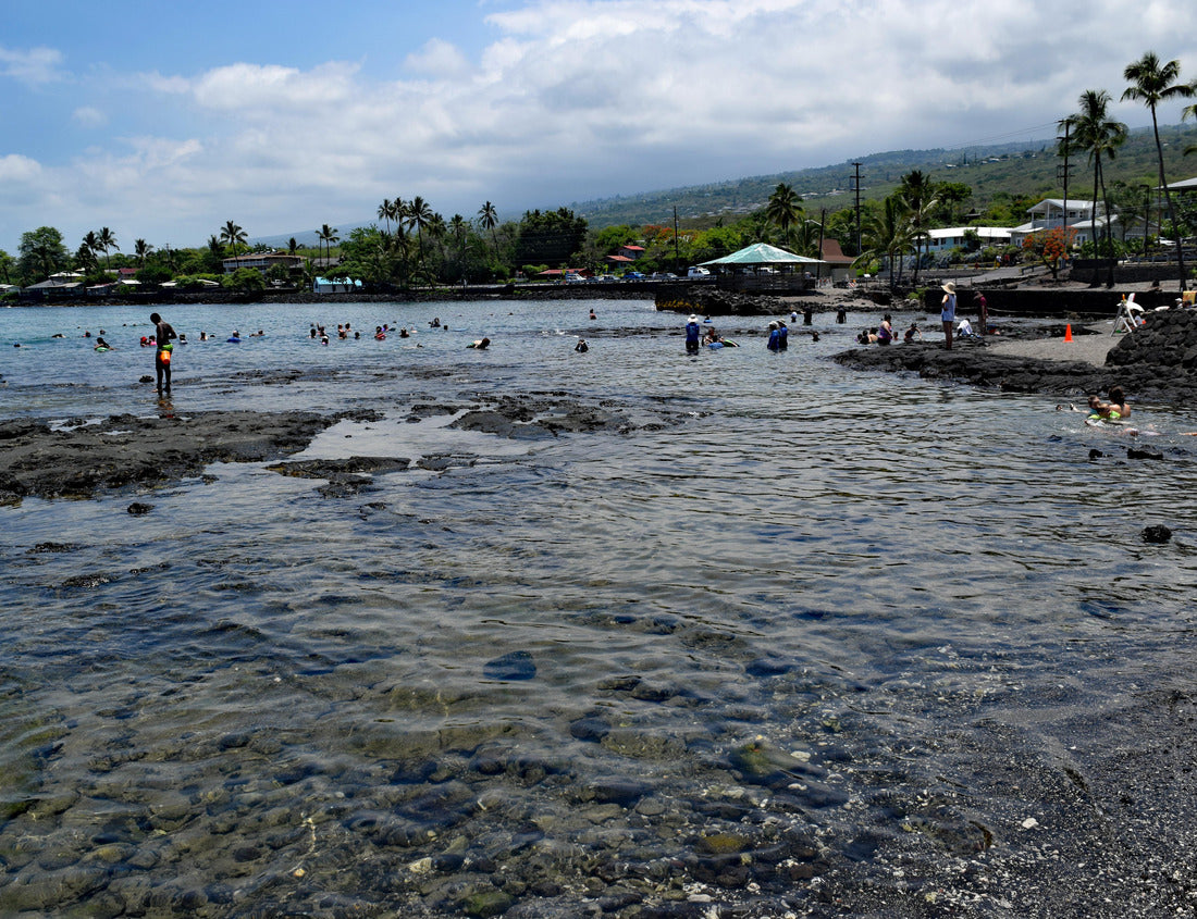 Noah Jigsaw Puzzle the sheltered clear waters at Kahaluu Beach Park, Big Island Hawaii 1000 pieces