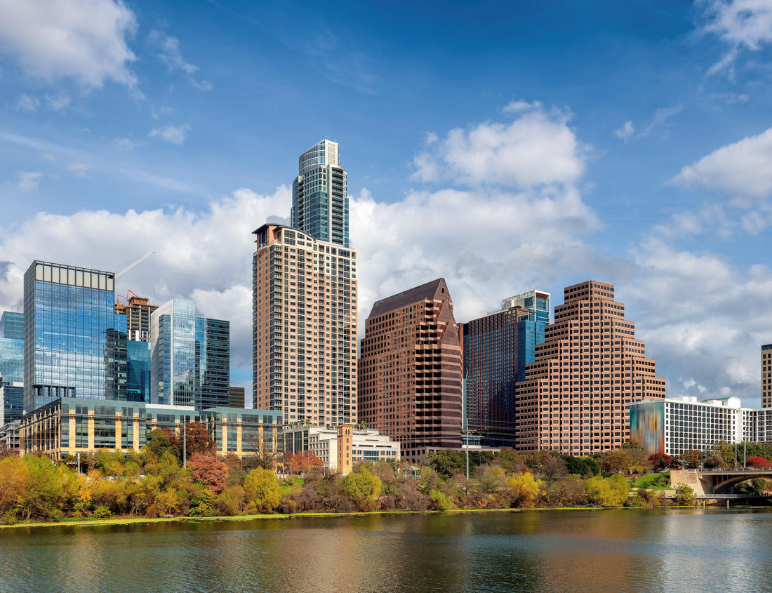 Noah Jigsaw Puzzle Austin downtown skyline on the Colorado River in Austin, Texas, USA 1000 pieces