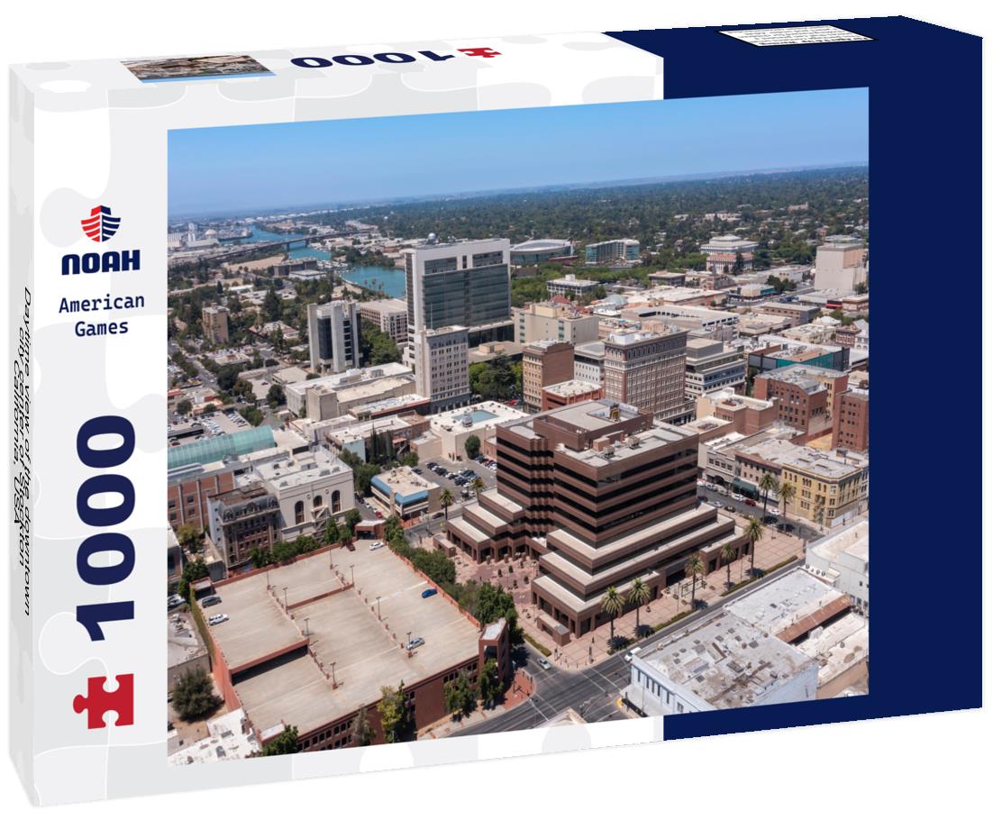 Noah Jigsaw Puzzle Daytime view of the downtown city center of Stockton, California, USA 1000 pieces