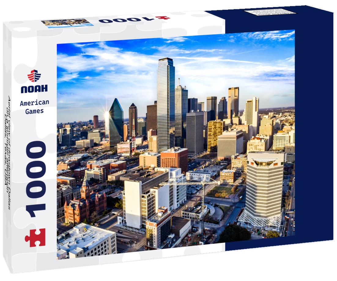 Noah Jigsaw Puzzle Aerial view of downtown Dallas on a summer afternoon - Dallas, Texas, USA 1000 pieces