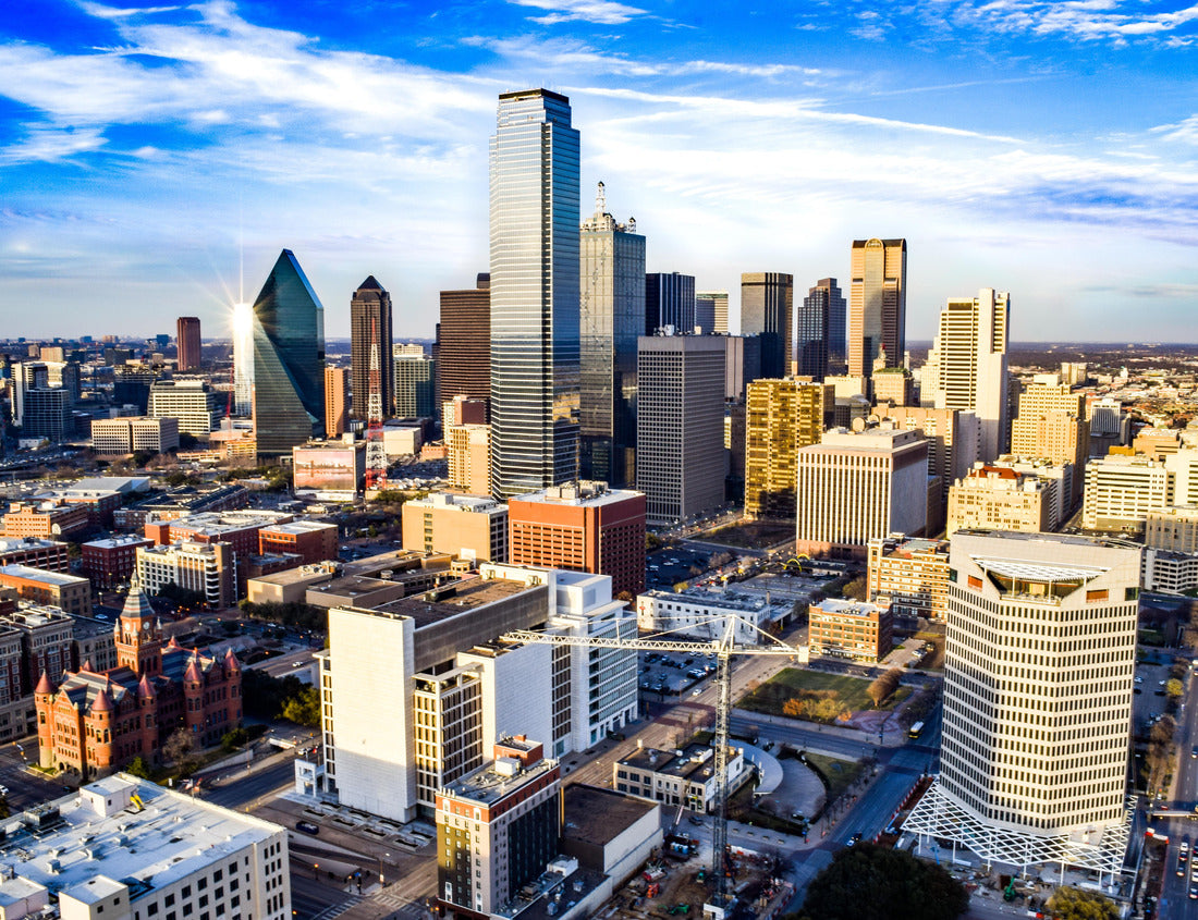 Noah Jigsaw Puzzle Aerial view of downtown Dallas on a summer afternoon - Dallas, Texas, USA 1000 pieces