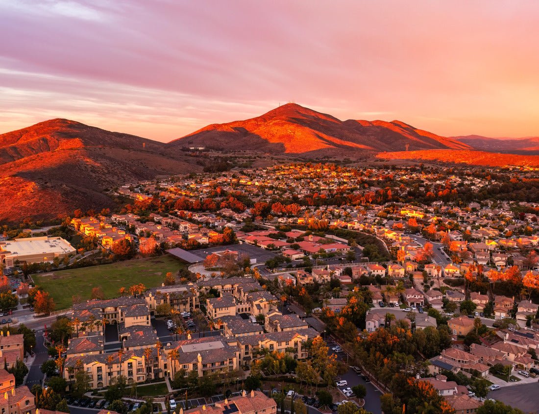 Noah Jigsaw Puzzle Eastlake Chula Vista in San Diego County. San Miguel Mountain in distance 1000 pieces