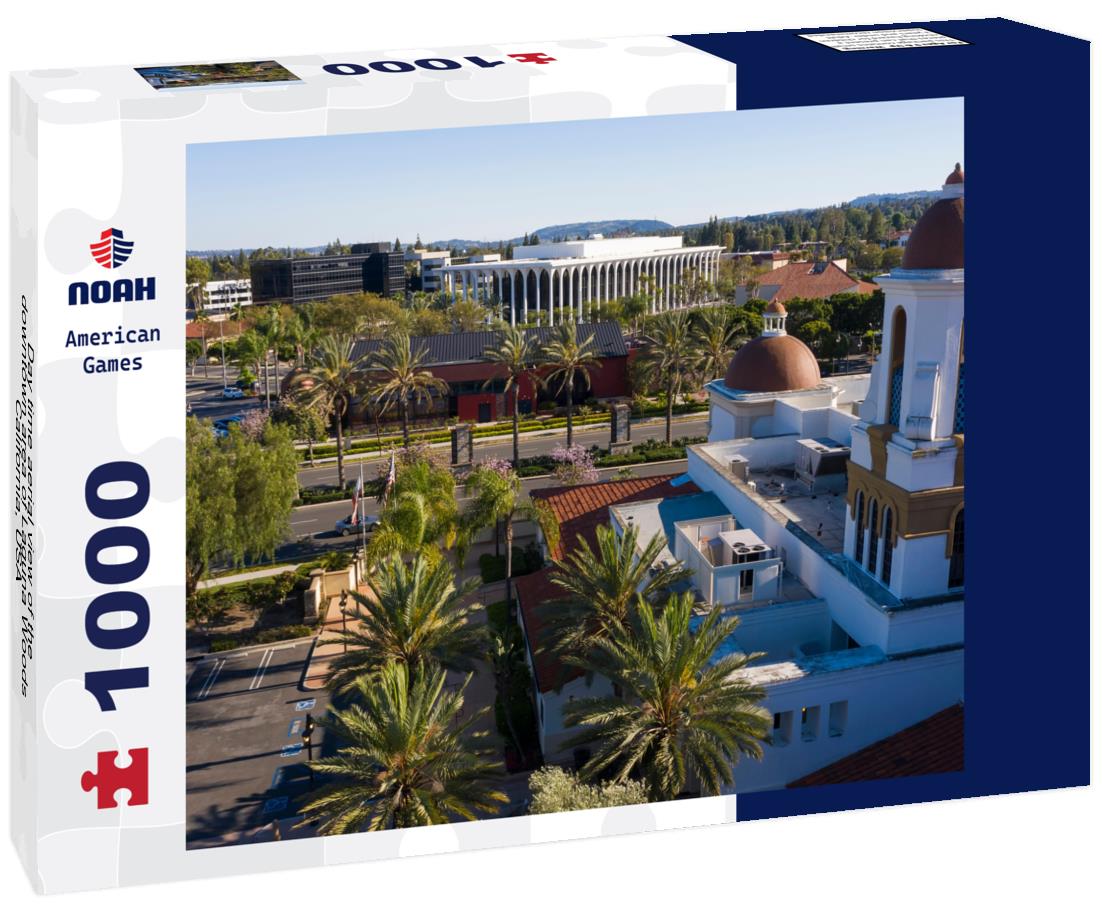 Noah Jigsaw Puzzle Day time aerial view of the downtown area of Laguna Woods, California, USA 1000 pieces