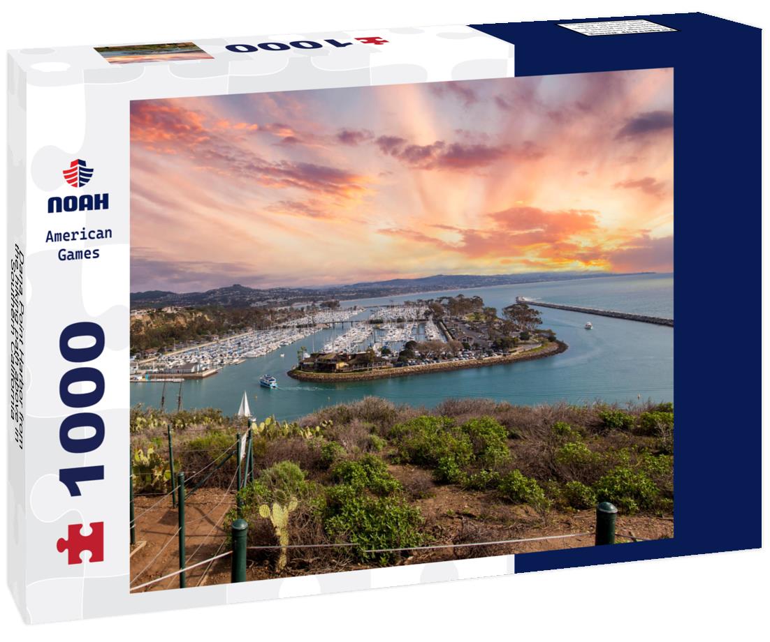 Noah Jigsaw Puzzle Dana Point Harbor from the hiking path above in Southern California, USA on a sunny day 1000 pieces