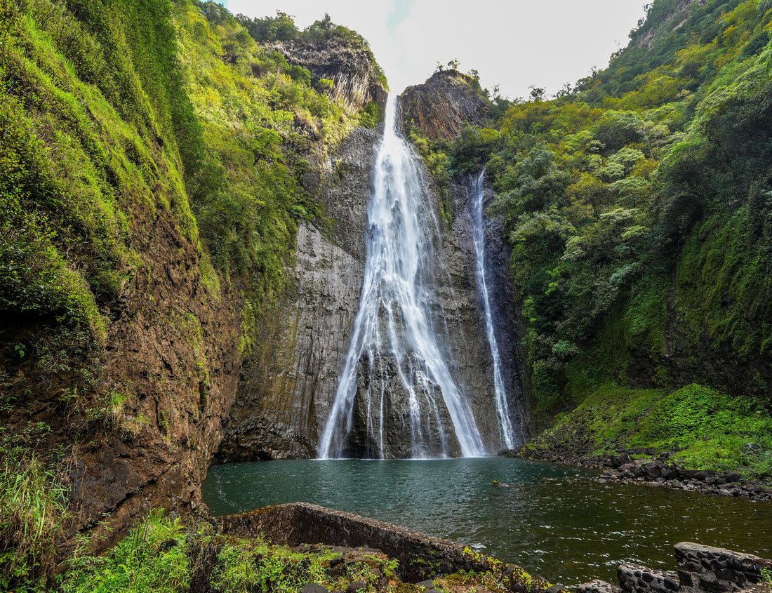 Noah Jigsaw Puzzle Manawaiopuna waterfall aka Jurassic Falls in Hanapepe Valley in the center of Kauai island, Hawaii 1000 pieces