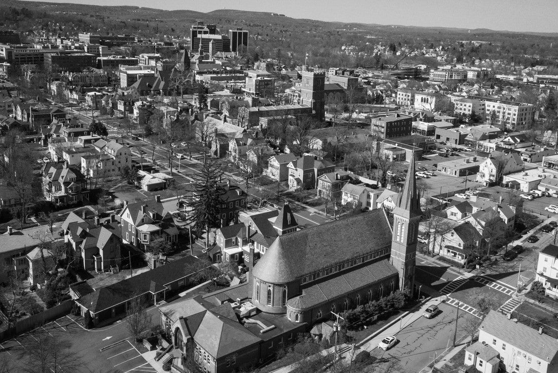Aerial of Morristown New Jersey 2000pc PuzzleBlack and White