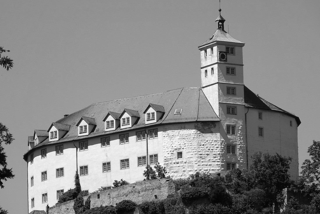 Kaltenstein Castle in Vaihingen an der Enz 2000pc PuzzleBlack and White