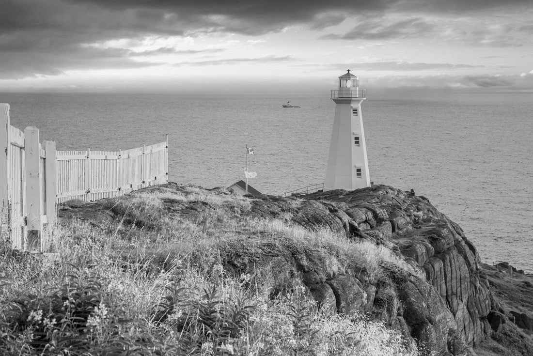 Sunrise at Cape Spear Lighthouse in St. Johns, Newfoundland 2000pc PuzzleBlack and White