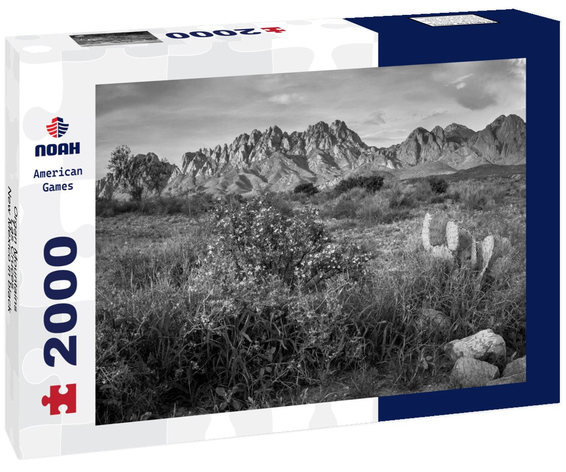 Organ Mountains, Las Cruces - New Mexico 2000pc PuzzleBlack and White