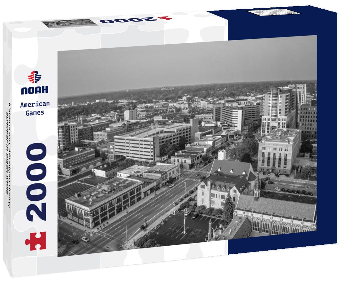 Kalamazoo, Michigan during summer 2000pc PuzzleBlack and White