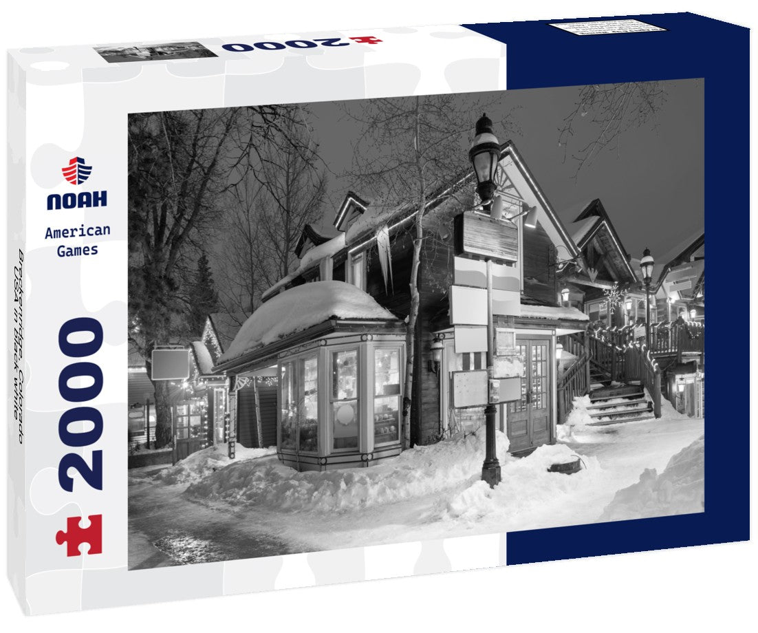 Breckenridge, Colorado, USA 2000pc PuzzleBlack and White