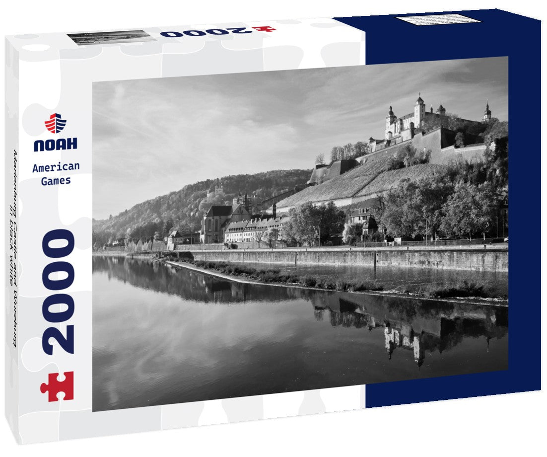 Marienburg Castle and Wurzburg 2000pc PuzzleBlack and White