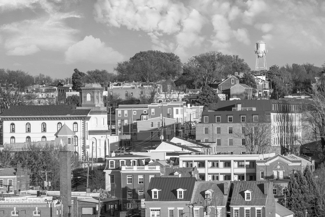 Richmond, Virginia Neighborhoods and cityscape in the afternoon 2000pc PuzzleBlack and White