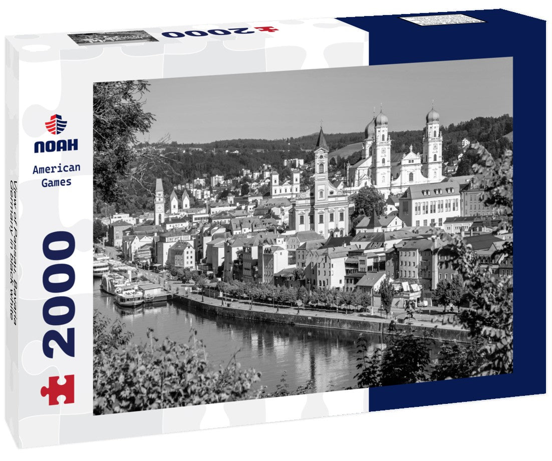 Passau, Bavaria, Germany 2000pc PuzzleBlack and White