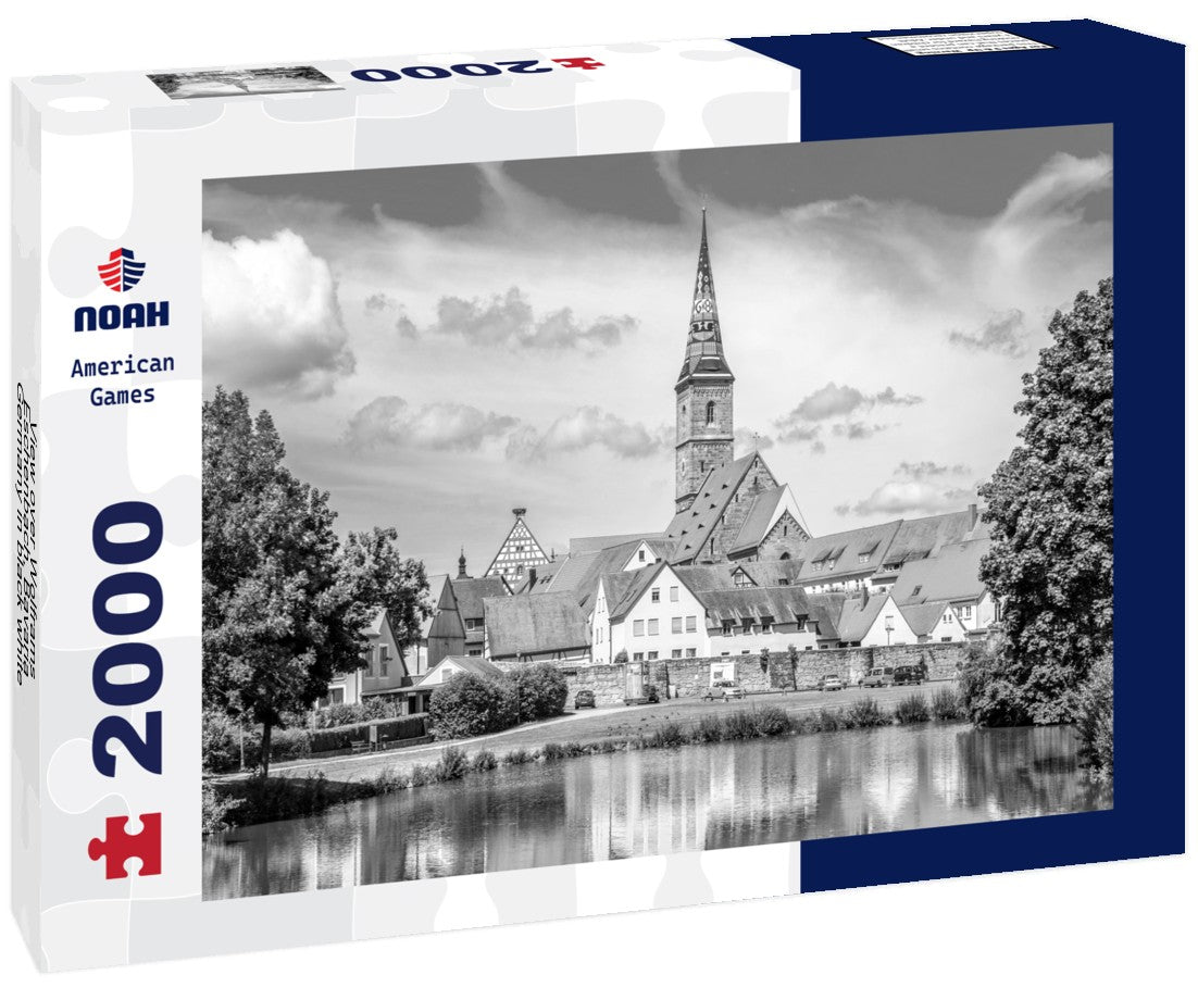 Wolframs-Eschenbach, Bavaria, Germany 2000pc PuzzleBlack and White