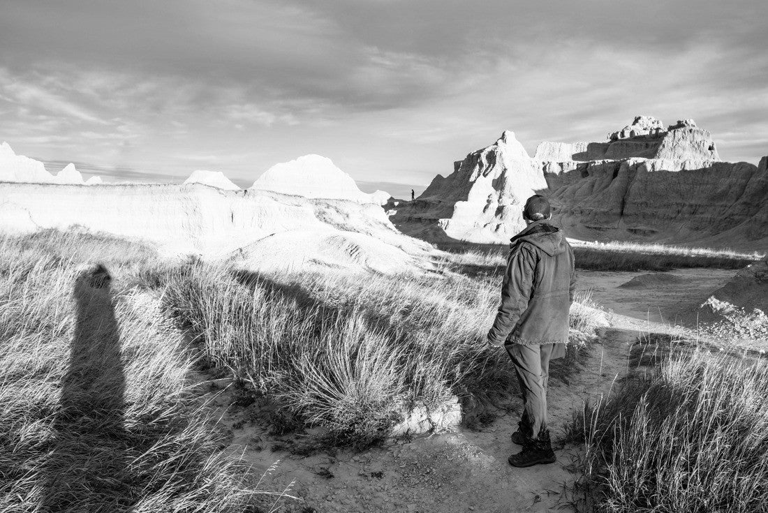Noah Jigsaw Puzzle Badlands National Park in the state of South Dakota in black white 2000 pieces