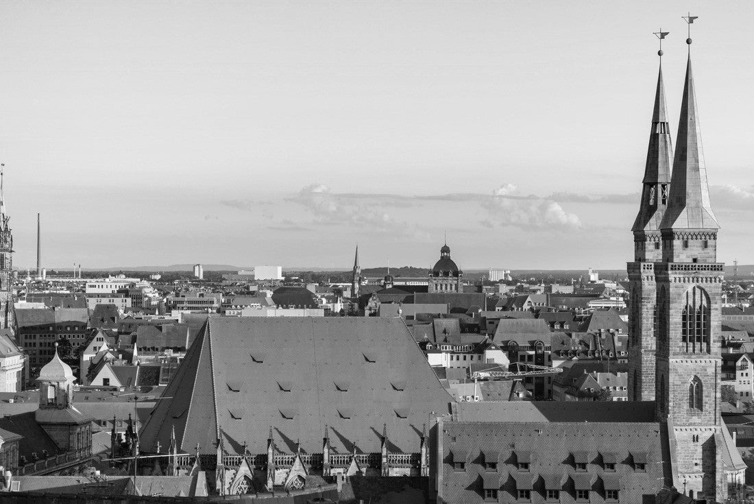 Cityscape of Nuremberg, Germany 2000pc PuzzleBlack and White