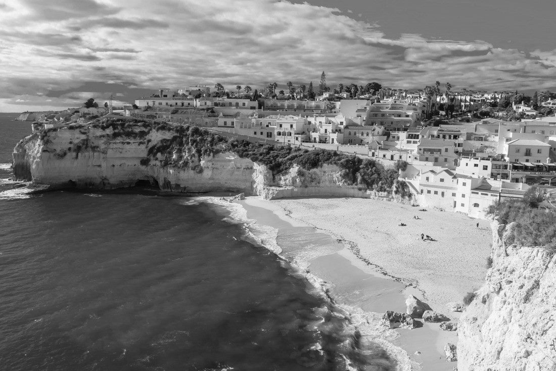 District of Faro, Carvoeiro, Algarve, Portugal 2000pc PuzzleBlack and White
