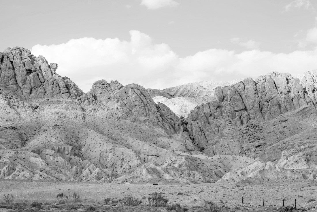 Noah Jigsaw Puzzle View of the gorges of Selja - West-Tunisia - Gafsa Governorate - Tunisia in black white 2000 pieces