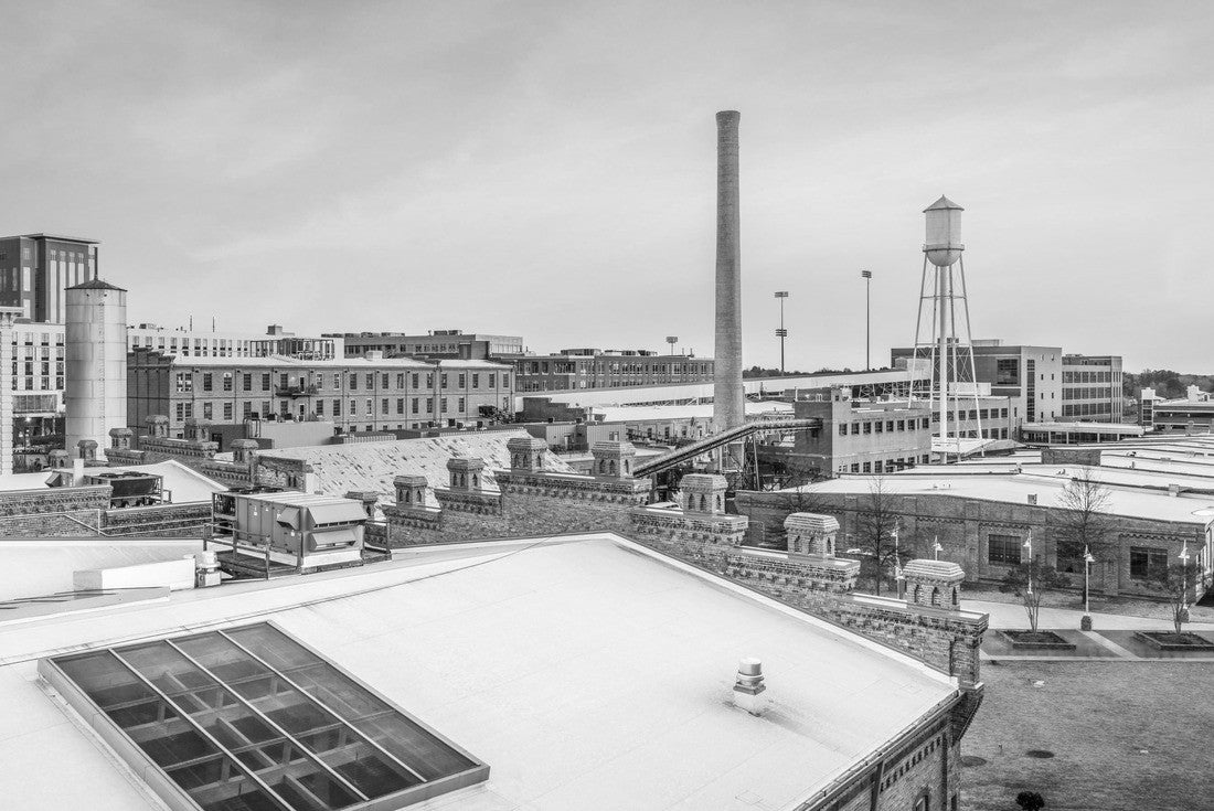 Durham, North Carolina, USA skyline 2000pc PuzzleBlack and White