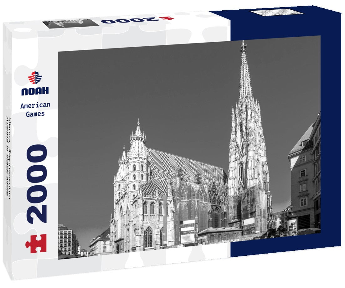 Vienna, Stephansdom, Austria 2000pc PuzzleBlack and White