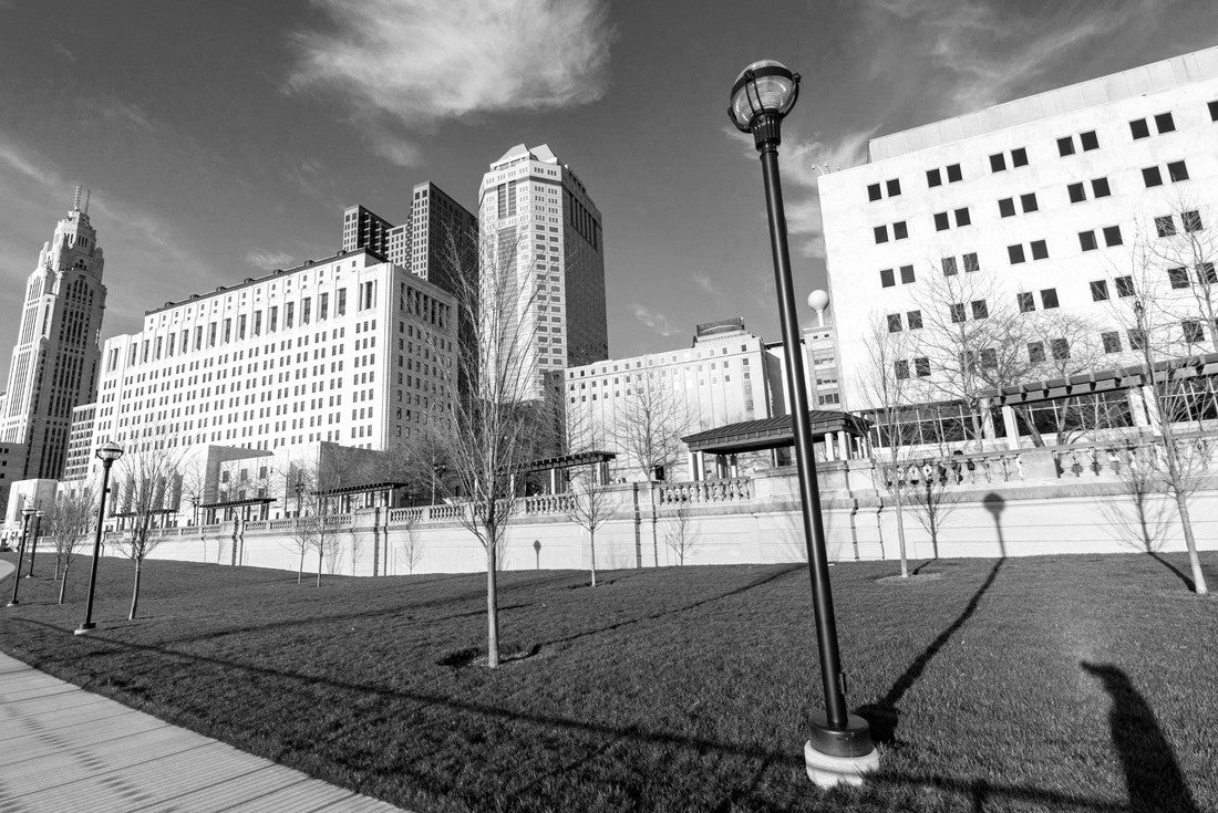 Downtown Columbus Ohio 2000pc PuzzleBlack and White