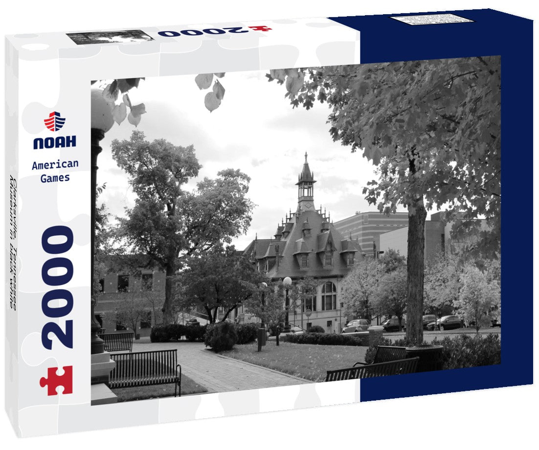 Clarksville, Tennessee Museum 2000pc PuzzleBlack and White
