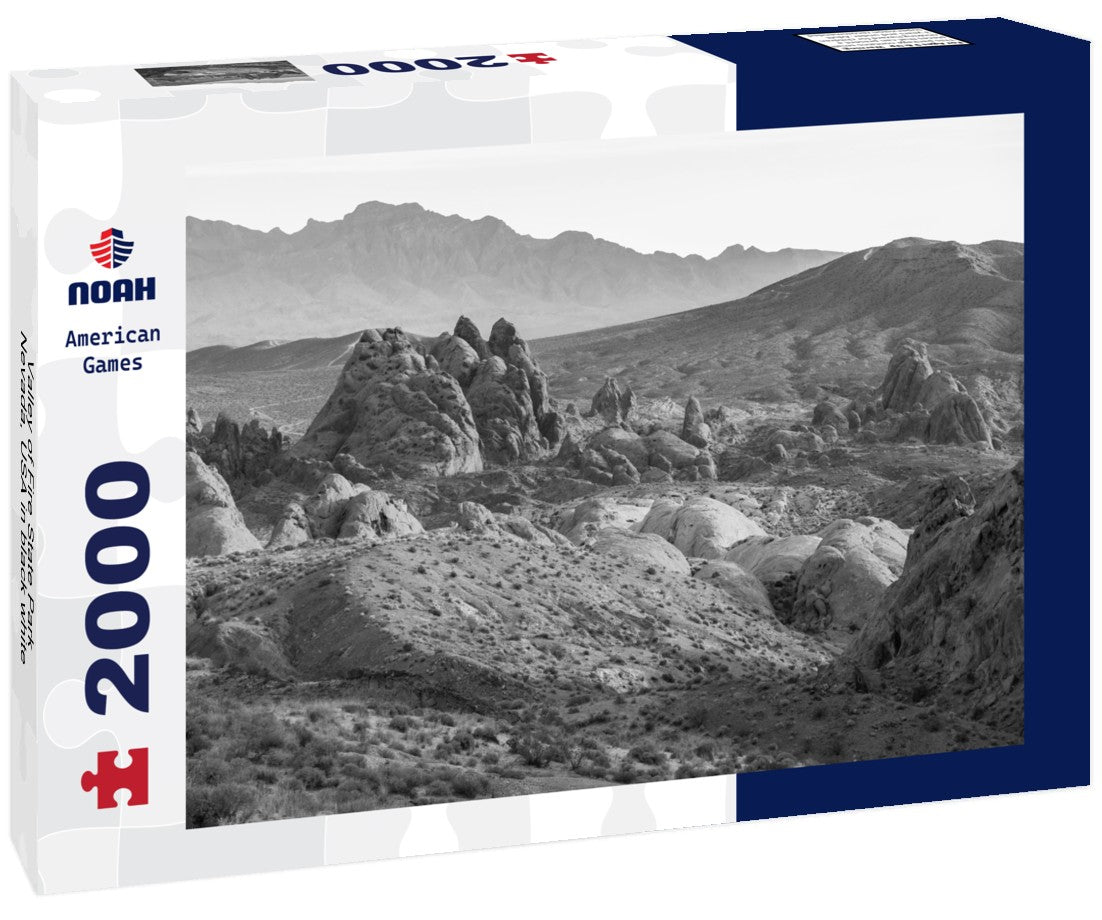 Valley of Fire State Park, Nevada, USA 2000pc PuzzleBlack and White
