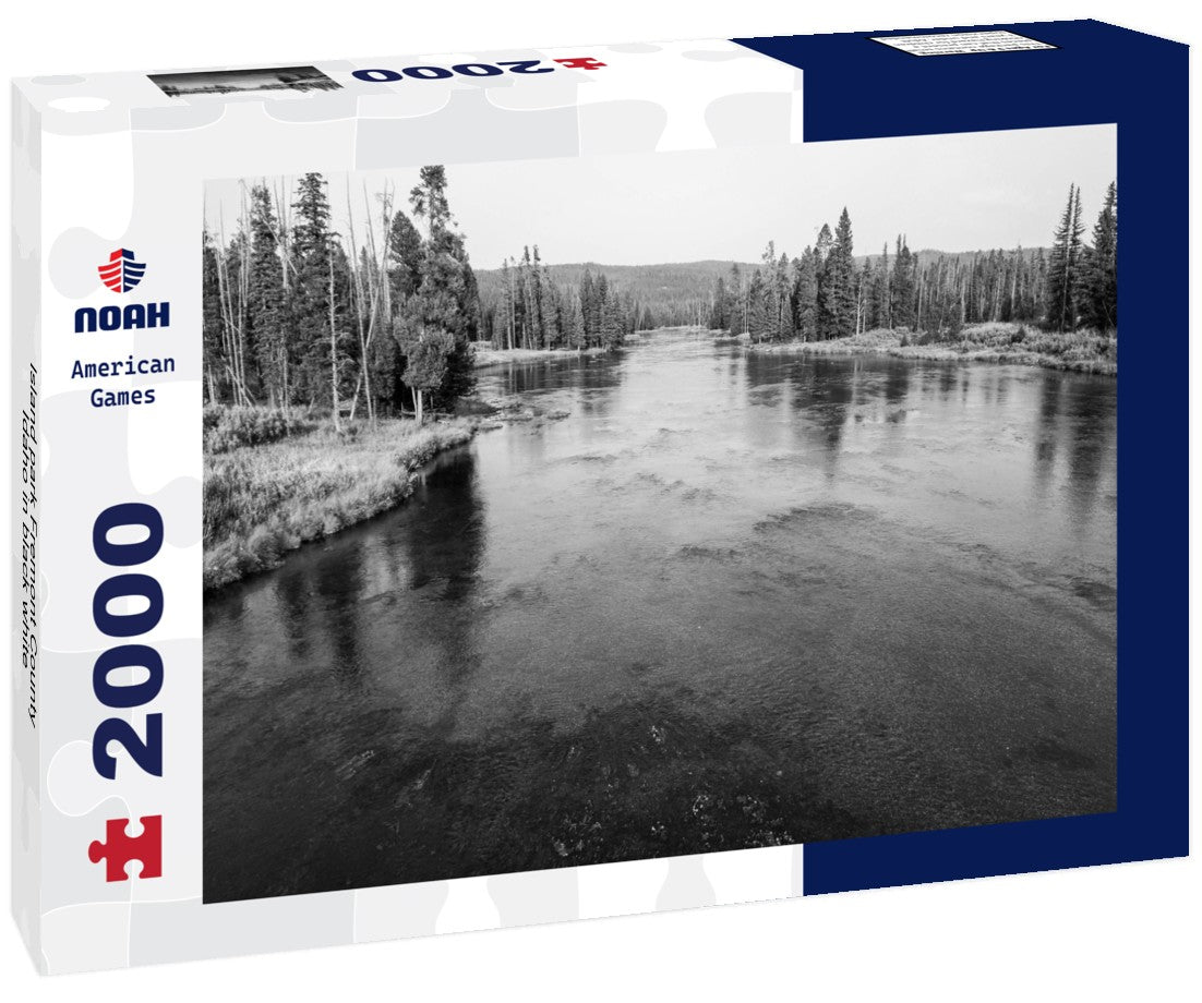 Island park Fremont County Idaho 2000pc PuzzleBlack and White