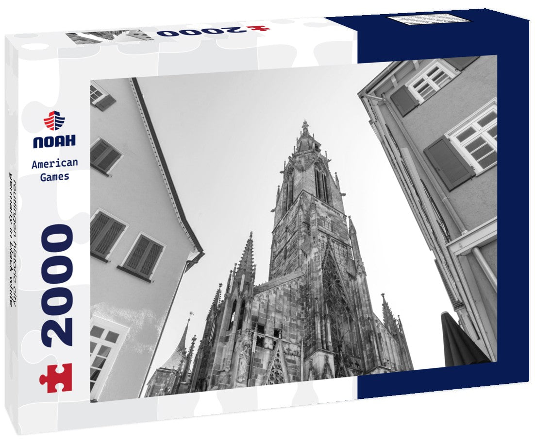 reutlingen historic city germany 2000pc PuzzleBlack and White