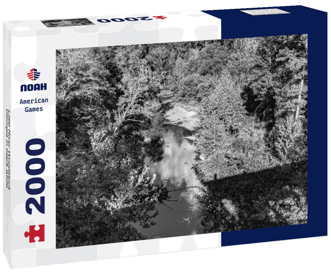 Little River Woodstock Georgia 2000pc PuzzleBlack and White