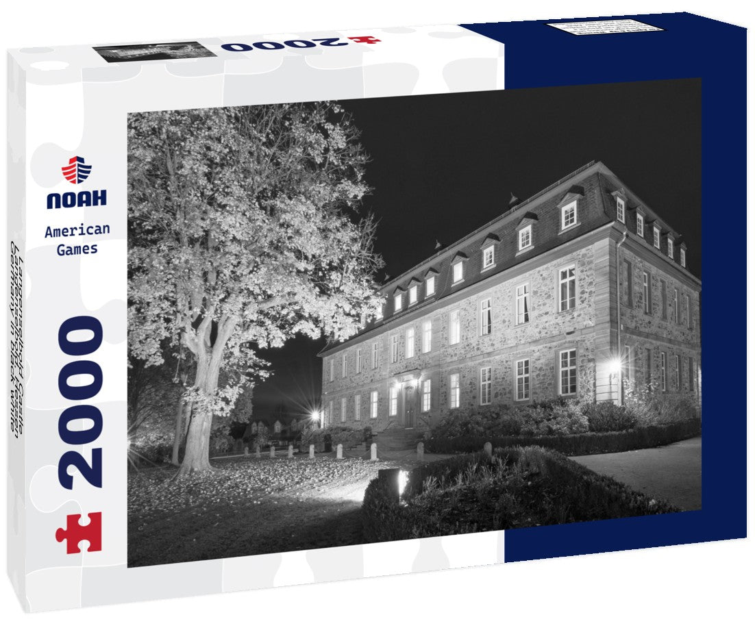 Langenselbold Castle, Langenselbold, Hessen, Germany 2000pc PuzzleBlack and White