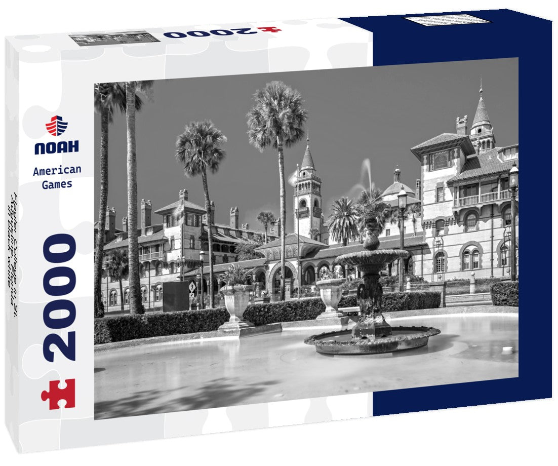 Flagler College in St. Augustine, Florida 2000pc PuzzleBlack and White