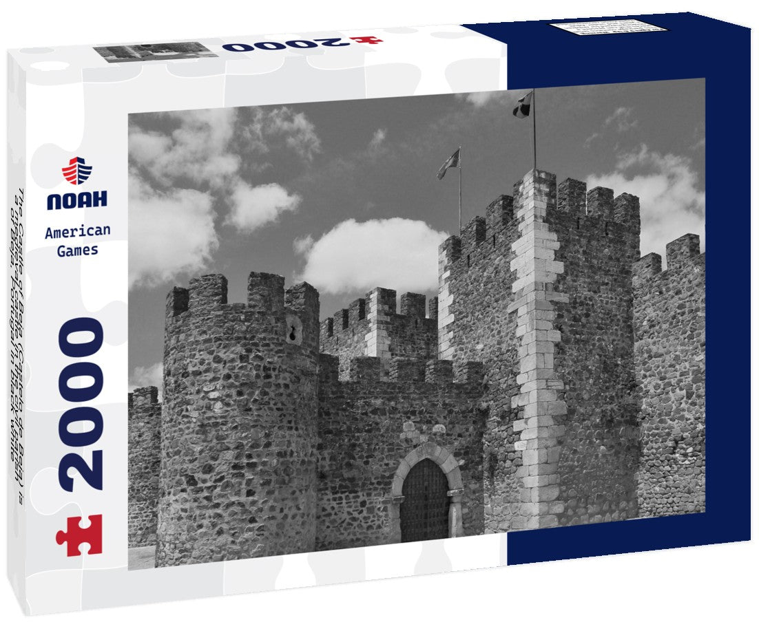 The Castle of Beja (Castelo de Beja) is a medieval castle in the civil parish of Beja, Portugal 2000pc PuzzleBlack and White