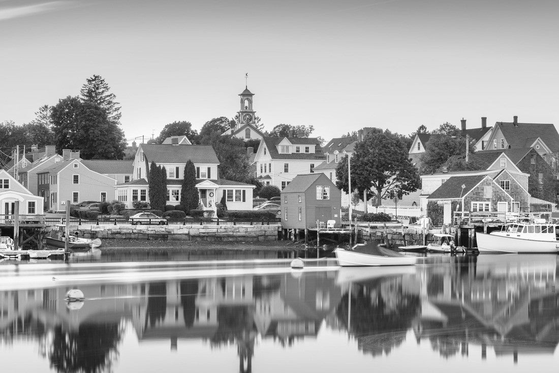 Portsmouth, New Hampshire, USA townscape at dusk 2000pc PuzzleBlack and White