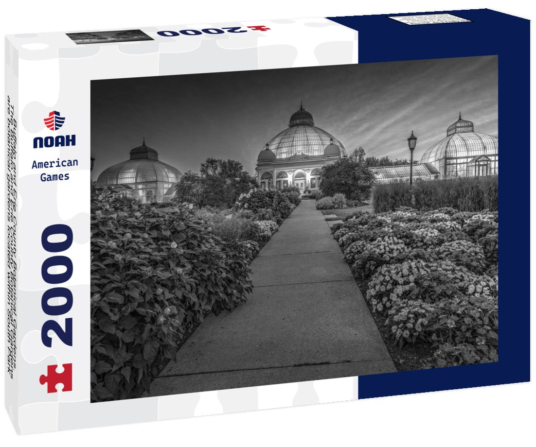 Buffalo and Erie County Botanical Gardens. The Buffalo and Erie County Botanical Gardens are botanical gardens located within South Park in Buffalo, New York, United States 2000pc PuzzleBlack and White