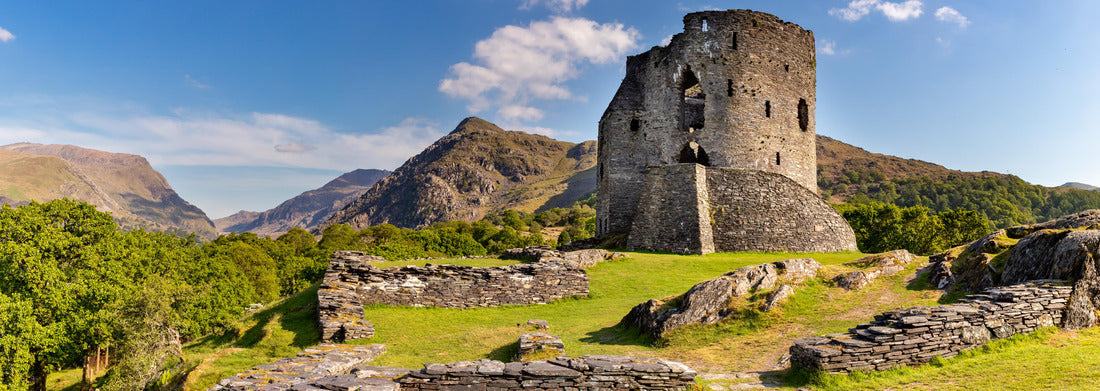 Dolbadarn Castle, Gwnedd, Wales 1000pc Panoramic Puzzle
