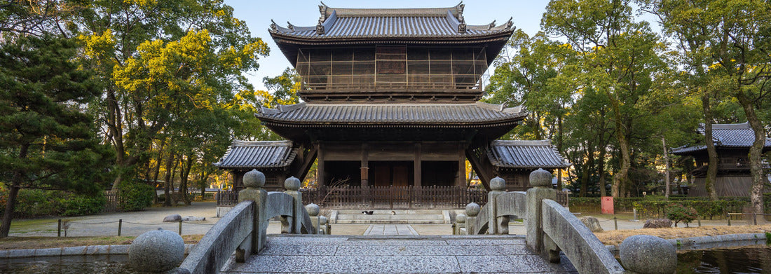 Noah Jigsaw PuzzleZen temple in Hakata Fukuoka, Japan, Panorama 1000 Pieces