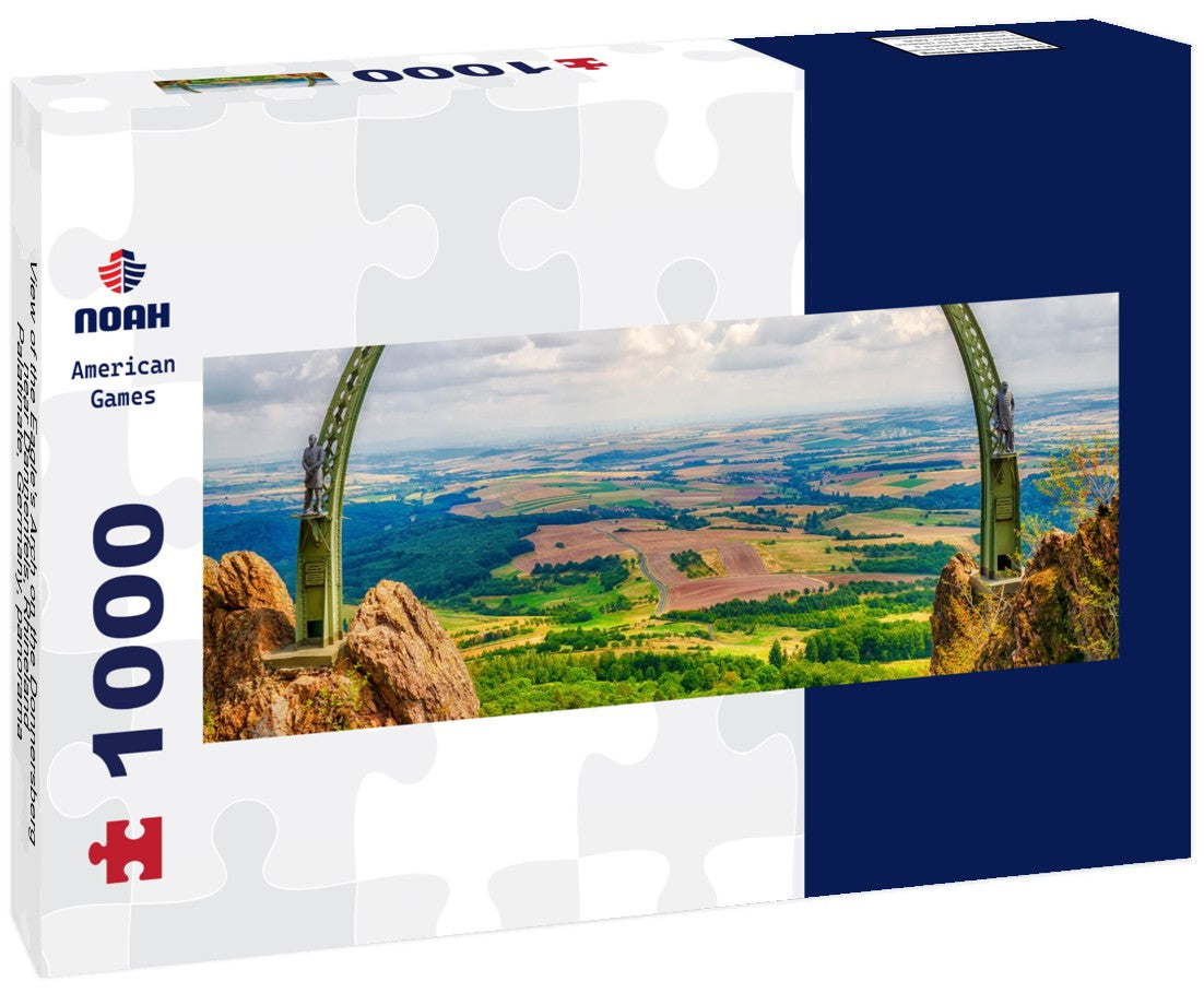 the Eagle's Arch on the Donnersberg, near Dannenfels, Rhineland-Palatinate, Germany 1000pc Panoramic Puzzle