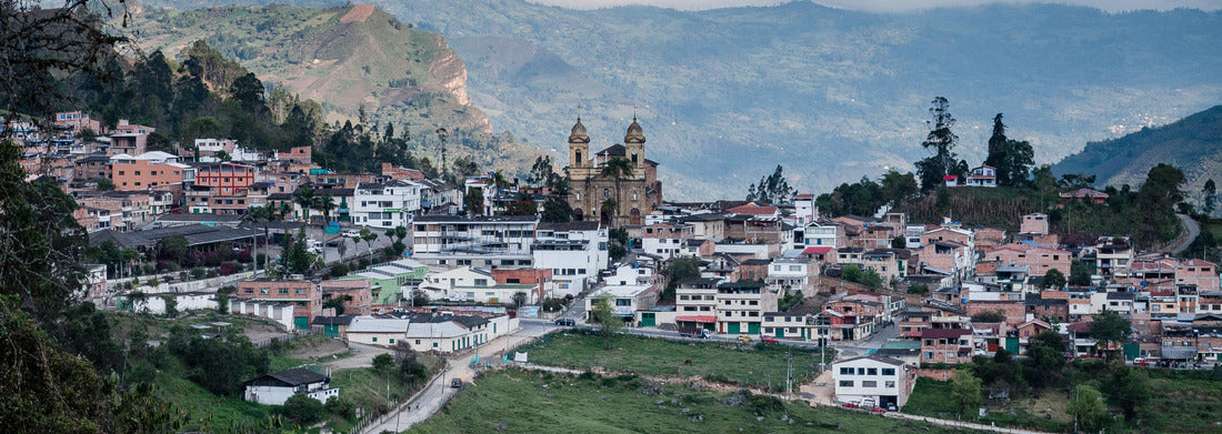 Noah Jigsaw Puzzle Machetá Cundinamarca Colombia, village in the middle of the Colombian mountain range, Panorama 1000 Pieces