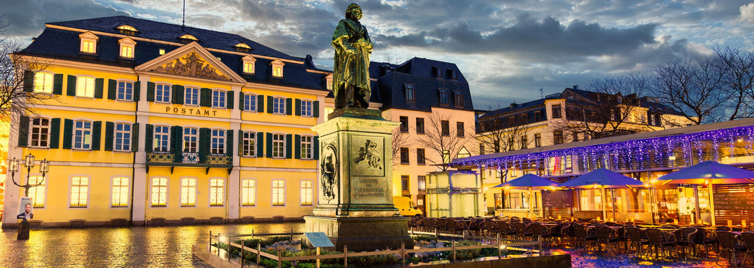 Noah Jigsaw Puzzle Bonn Münsterplatz with Beethoven statue, Panorama 1000 Pieces